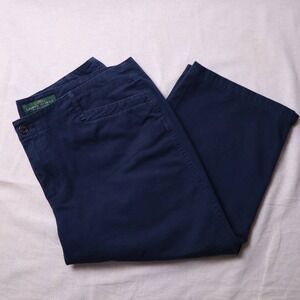 LRL Lauren Jeans Co Ralph Lauren Women Navy Blue Capris Cropped Pants Size 14